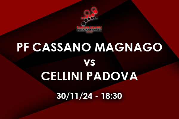 Cassano Magnago - Cellini Padova - Hanball - Pallamano Maschile - Biglietti - PalaTacca