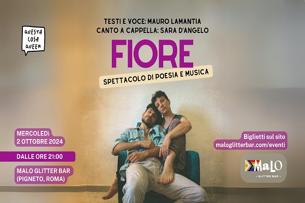 Biglietti - Fiore: spettacolo di poesia e musica - Sala Malo - Roma (RM)