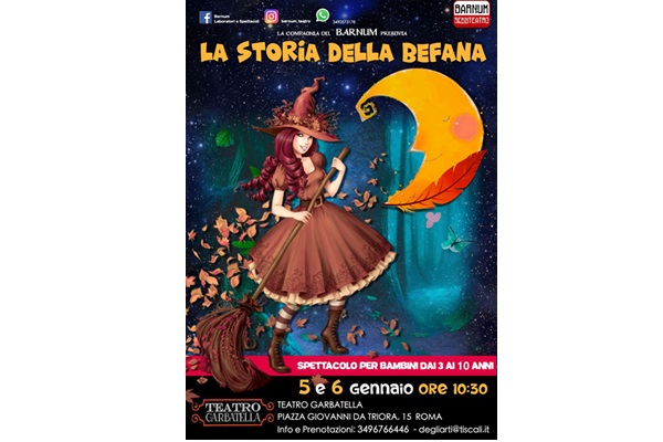 La vera storia della Befana - Teatro Garbatella - Roma - Biglietti