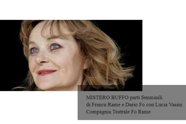 Mistero Buffo parti femminili  - Capitol - Pordenone