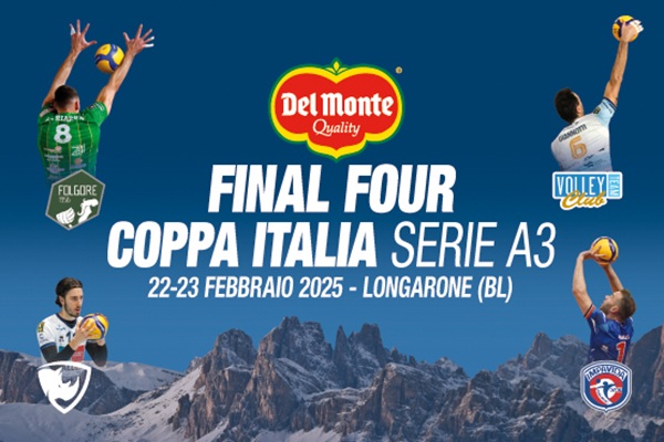 Final Four Del Monte Coppa Italia serie A3 - Palasport Longarone, Belluno (BL)