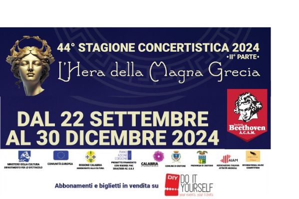 44 Stagione Concertistica 2024 - L'Hera della Magna Grecia