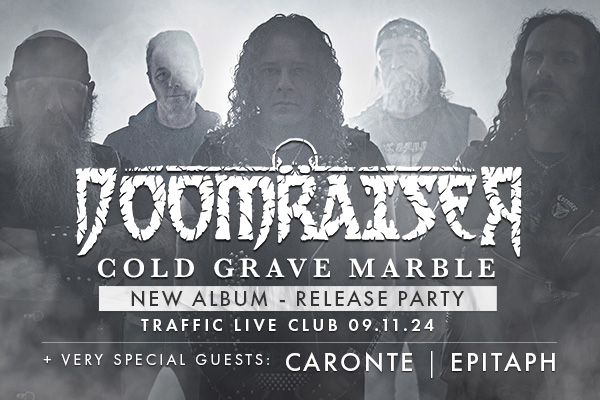 DOOMRAISER Cold Grave Marble New Album - Release Party