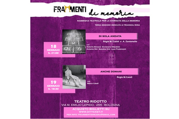 Frammenti di Memoria - Teatro Ridotto