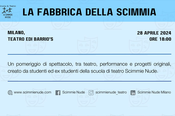 LA FABBRICA DELLA SCIMMIA