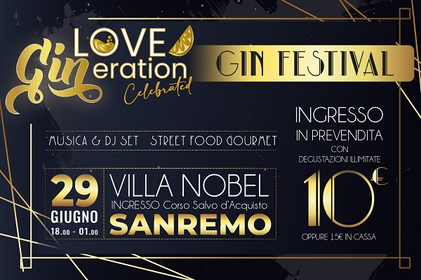 LOVE GINeration - GIN FESTIVAL Sanremo