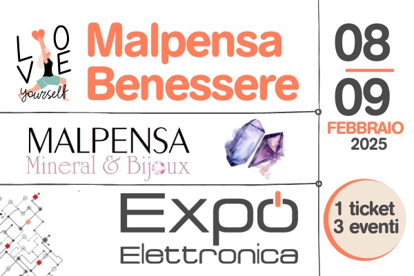 Malpensa Benessere - Malpensa Mineral & Bijoux - Expo Elettronica Busto Arsizio