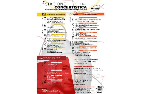 I CONCERTI ALL'AUDITORIUM SAN LUIGI